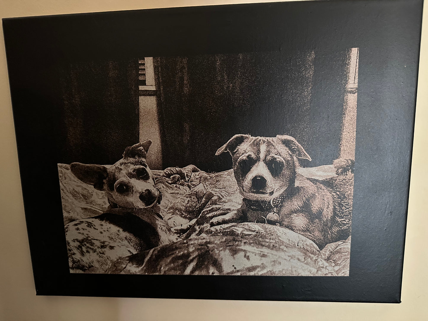 Custom Laser Canvas Art